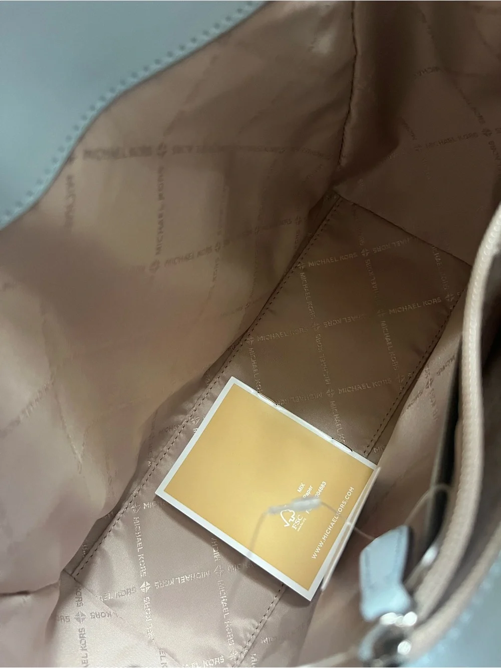 Michael Kors Pale Ocean Medium Marilyn Satchel